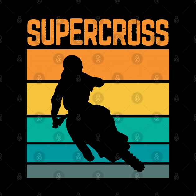 Supercross Motorcycle Lover Dirt Bike Fan Dirt Sports by sBag-Designs