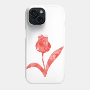 Cute Tulip love red cats hugging Phone Case