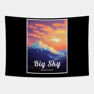 Big Sky Montana United States ski Tapestry