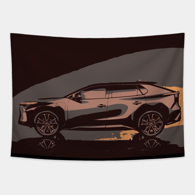 Rav4 BZ4X - Graphic Tapestry by 5thmonkey