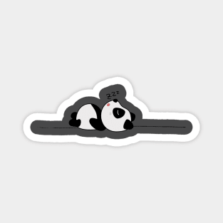 panda in deep sleep Magnet