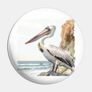 Pelican Art Pin