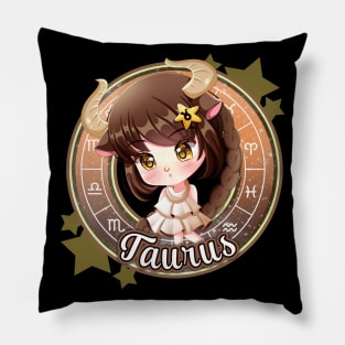 Chibi Taurus Pillow