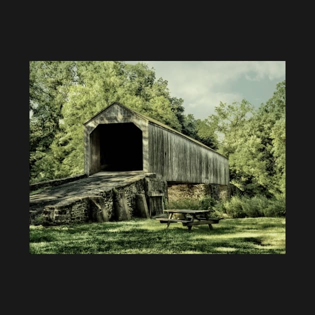 Schofield Ford Covered Bridge by JimDeFazioPhotography