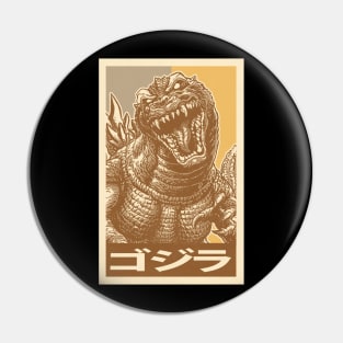 GODZILLA KAIJU Pin