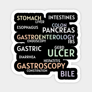 Gastroenterology Words Magnet