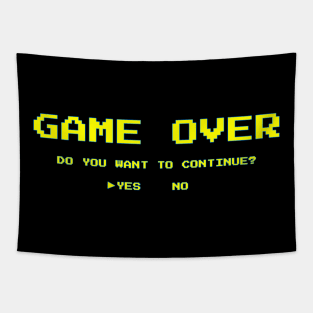 Game Over Tapestry