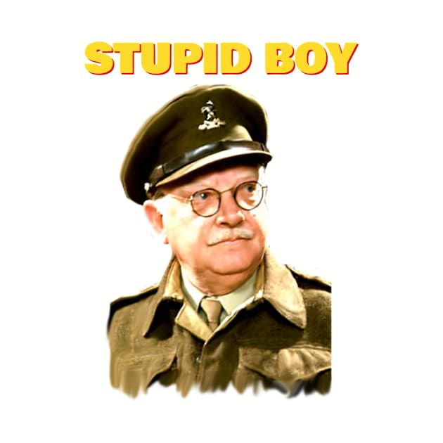 Comedy legends UK Captain Mainwaring by Diversions pop culture designs