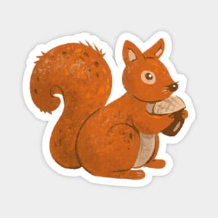 Adorable Squirrel Magnet