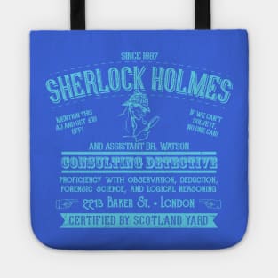 Sherlock Holmes Newspaper Ad Faded Dks Tote