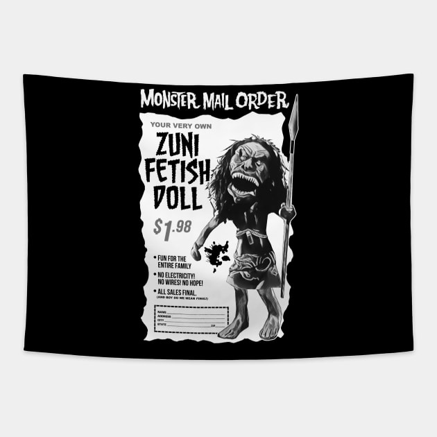 Own your own Zuni Fetish Warrior Tapestry by UnlovelyFrankenstein