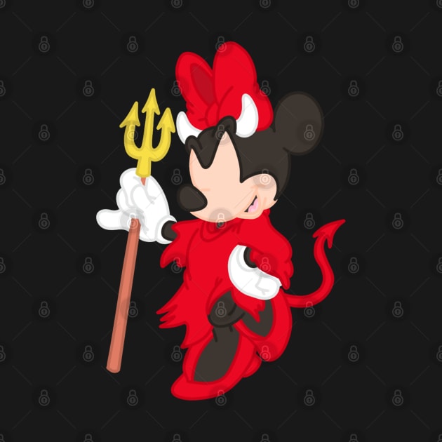 Devilish Minnie by VinylPatch