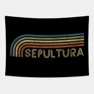 Sepultura Retro Stripes Tapestry