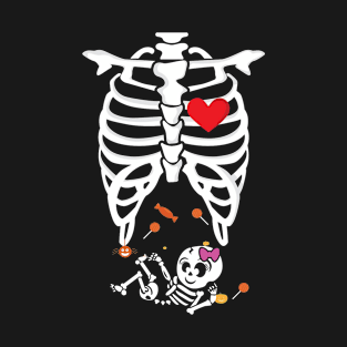 Pregnancy Baby Skeleton T-Shirt