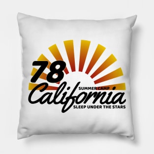 CALIFORNIA 78 SUMMER CAMP Pillow