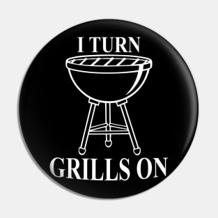 Dad Grilling Bbq Pin