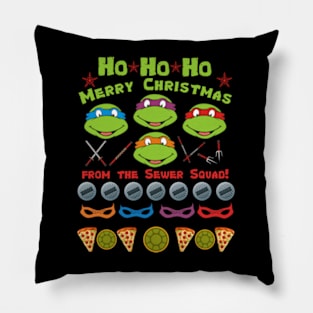 TMNT Ho Ho Ho - Sewer Squad Pillow