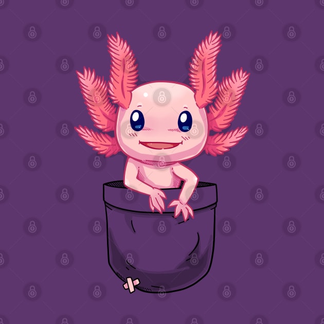 Pocket Cute Axolotl by TechraPockets