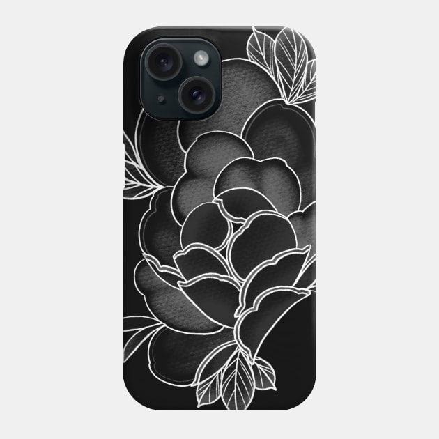 Peony Phone Case by Jocoric