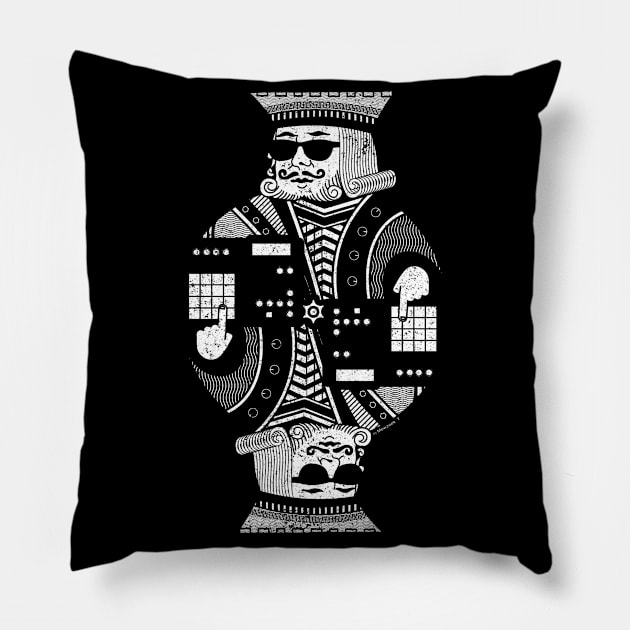 Beatmaker King for Music Producer Pillow by Mewzeek_T