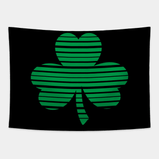 Shamrock Stripes - Green - St. Patricks Day Tapestry