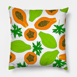 papaya pattern Pillow