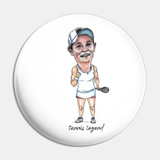 Ashleigh Barty tennis legend Pin