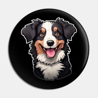 Cute Border Collie Dogs Funny Border Collie Pin