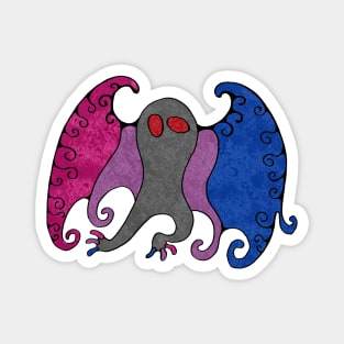 Bisexual Pride Mothman Magnet