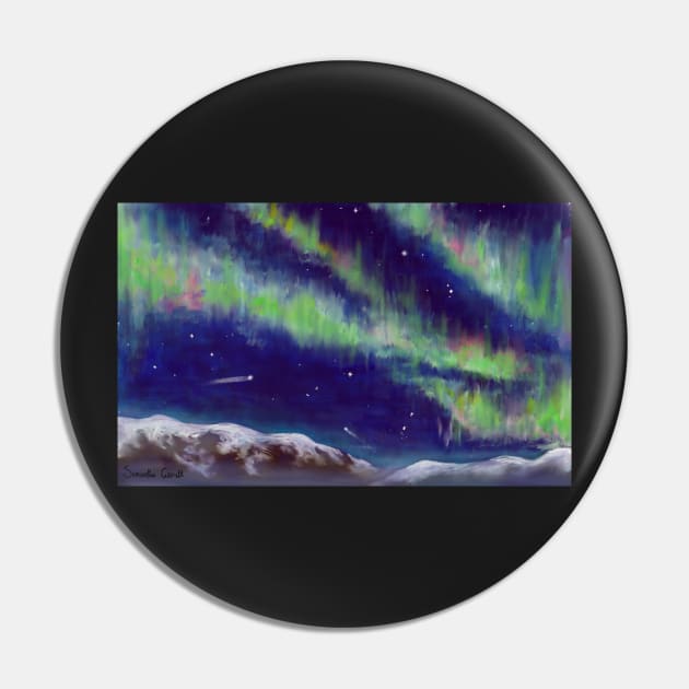 Northern Lights Pin by samanthagarrett