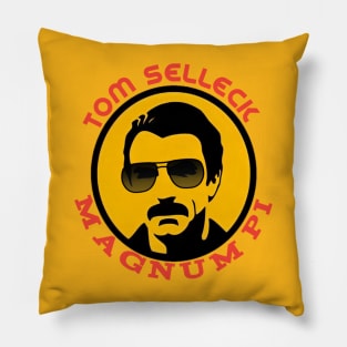 Tom selleck t-shirt Pillow