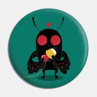 Mothman Love Lamp Pin