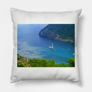 Cala Llonga Bay III Pillow