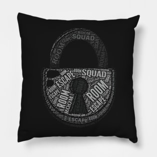 Escape Room Squad Puzzle Game Escaping Crew Team print Pillow