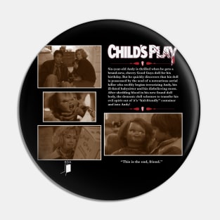 Child's Play (1988) Synopsis Design Pin