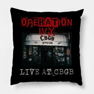 operation ivy live at cbgb Pillow