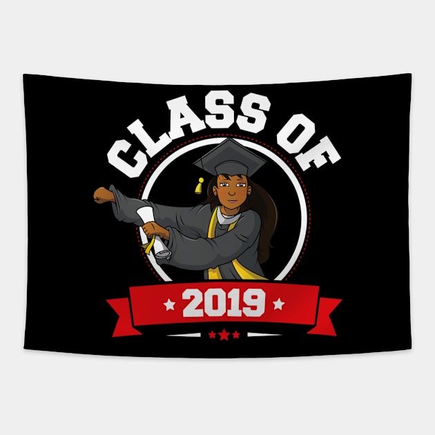 Flossing Graduation Class Of 2019 Women Funny Tapestry by trendingoriginals