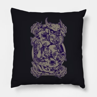 Lady Skull Pillow