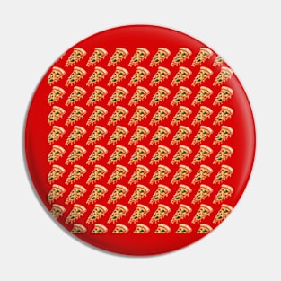 Pizza Slices Pattern Pin