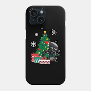 Alien Xenomorph Around The Christmas Tree Phone Case