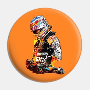 Blazing Oscar Piastri Pin