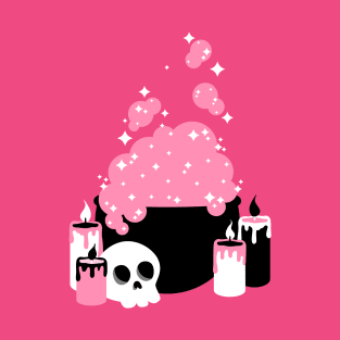 Cauldron Bubbles Pink T-Shirt