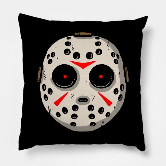 Masked Pillow by Baddest Shirt Co.