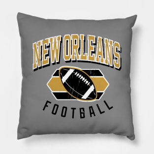 New Orleans Vintage Football Pillow