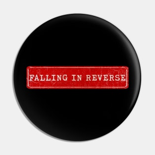 vintage retro plate Falling In Reverse Pin