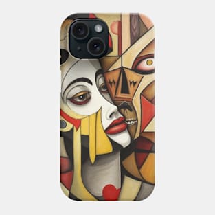 Cubism in the style of Picasso Phone Case