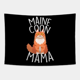 Maine Coon Cat Mama Tapestry