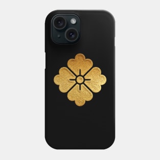 Gold Hana Kaku Kamon Phone Case