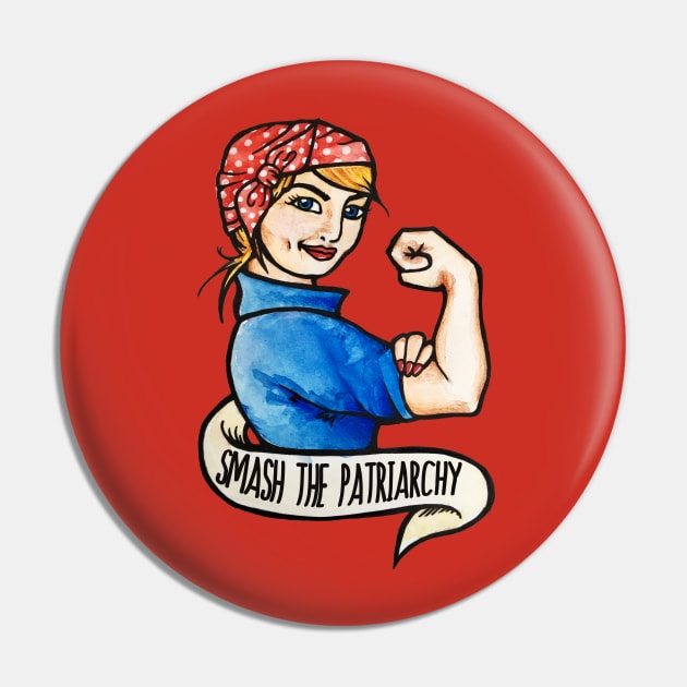 Smash the Patriarchy Pin by bubbsnugg