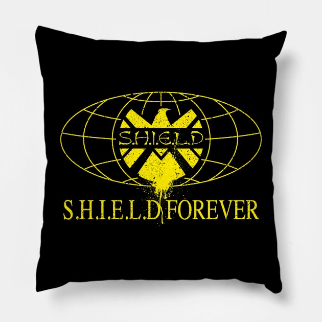 S.H.I.E.L.D Forever Pillow by amykamen555